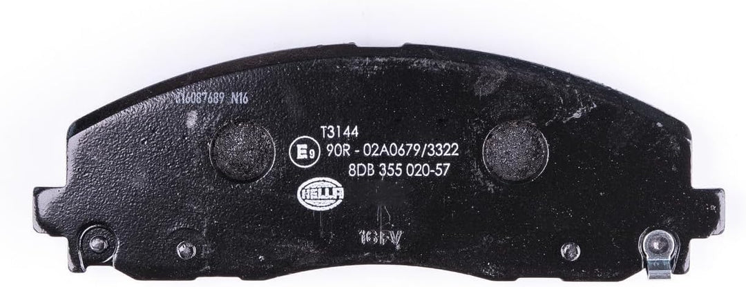 HELLA PAGID 8DB 355 020-571 Bremsbelagsatz - T3144 - Dicke/Stärke: 18.1mm - Bremssystem: Akebono - m