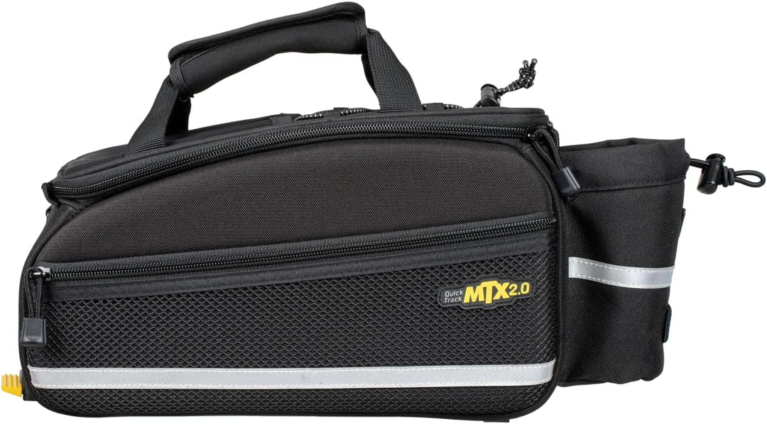 Topeak MTX TrunkBag EX (MTX 2.0) mit TrunkLock – 8 L Gepäckträgertasche mit QuickTrack-System, Flasc