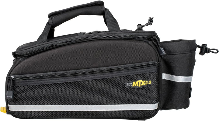 Topeak MTX TrunkBag EX (MTX 2.0) mit TrunkLock – 8 L Gepäckträgertasche mit QuickTrack-System, Flasc