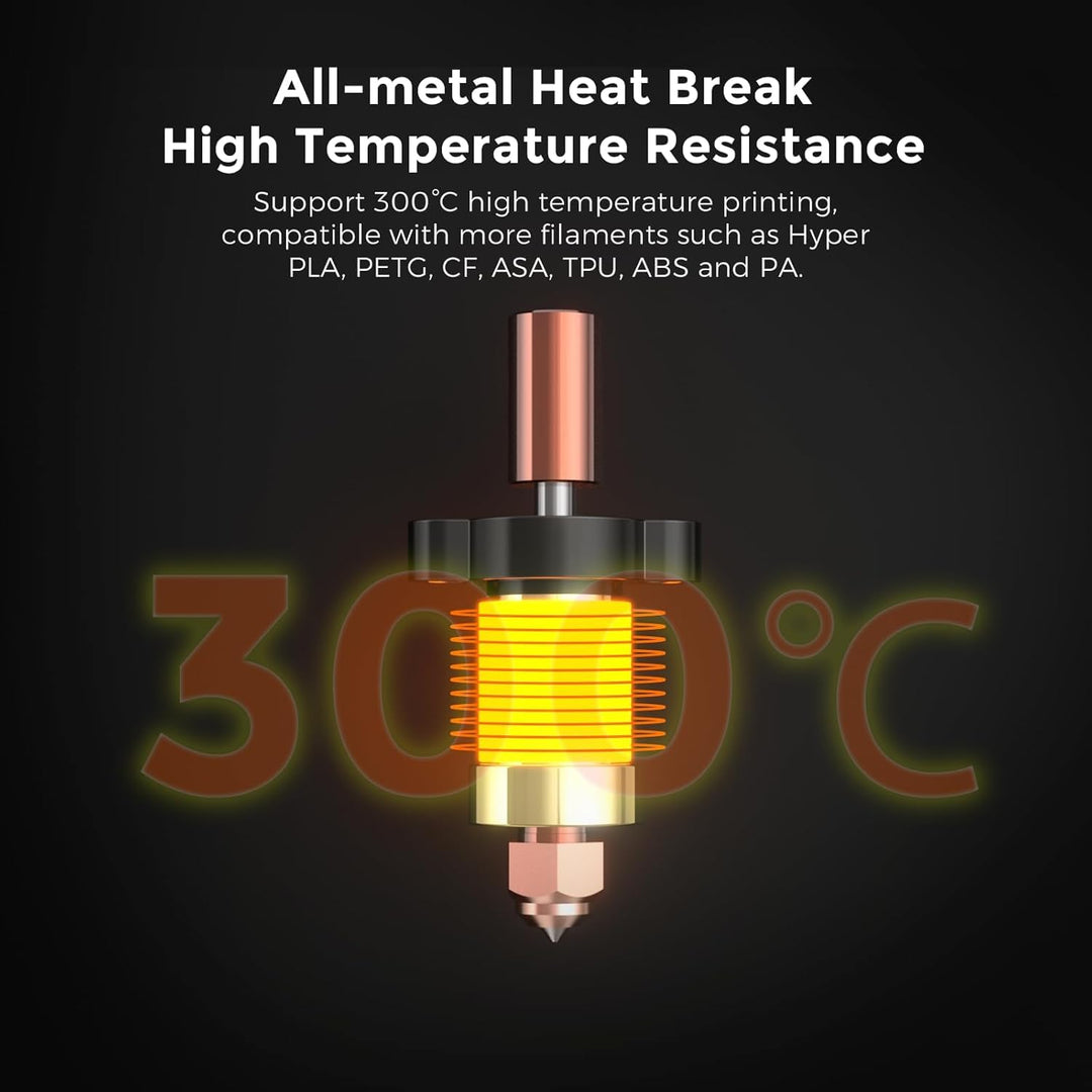 Creality Offiziell CR-10 SE Hotend-Kit, keramischer Heizblock-Kit 300°C 60W Schnellheizungskeramik m