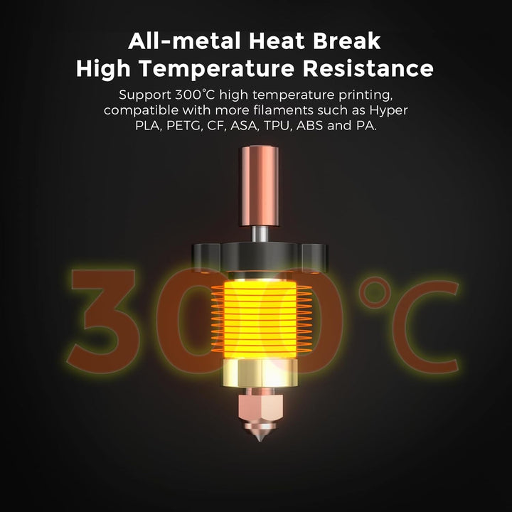 Creality Offiziell CR-10 SE Hotend-Kit, keramischer Heizblock-Kit 300°C 60W Schnellheizungskeramik m