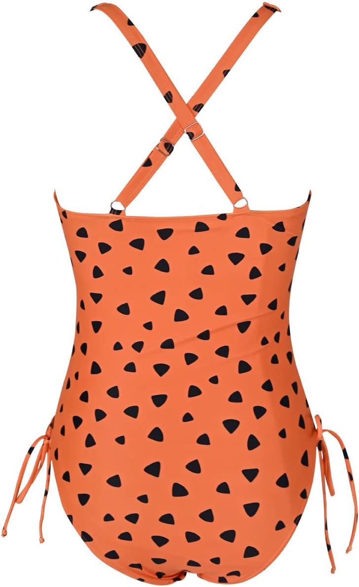 Kuukaas Badeanzug Damen Push Up Badeanzüge Damen Bauchweg Bademode Swimsuit V Ausschnitt Strandmode
