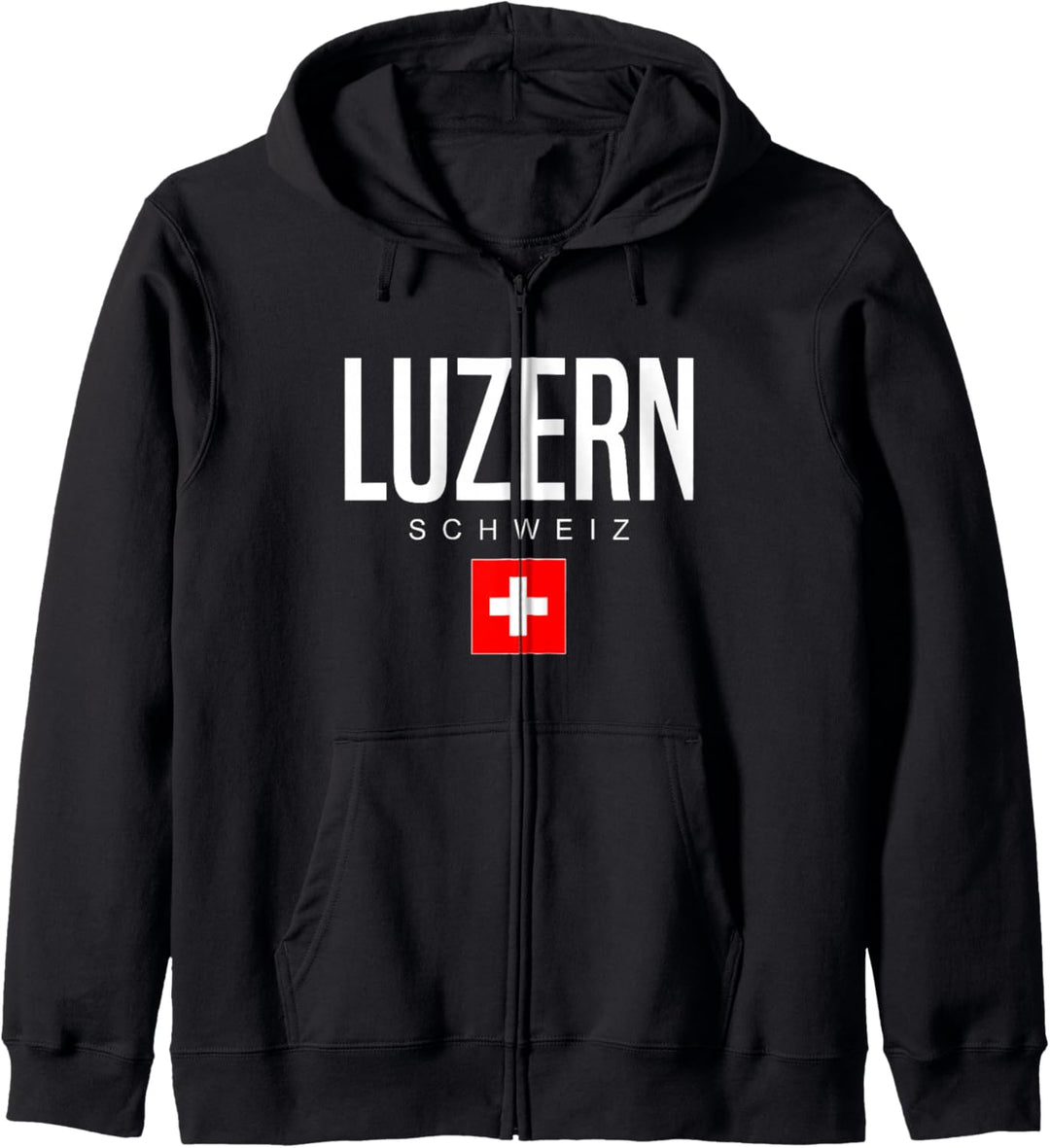Luzern Schweiz Kapuzenjacke