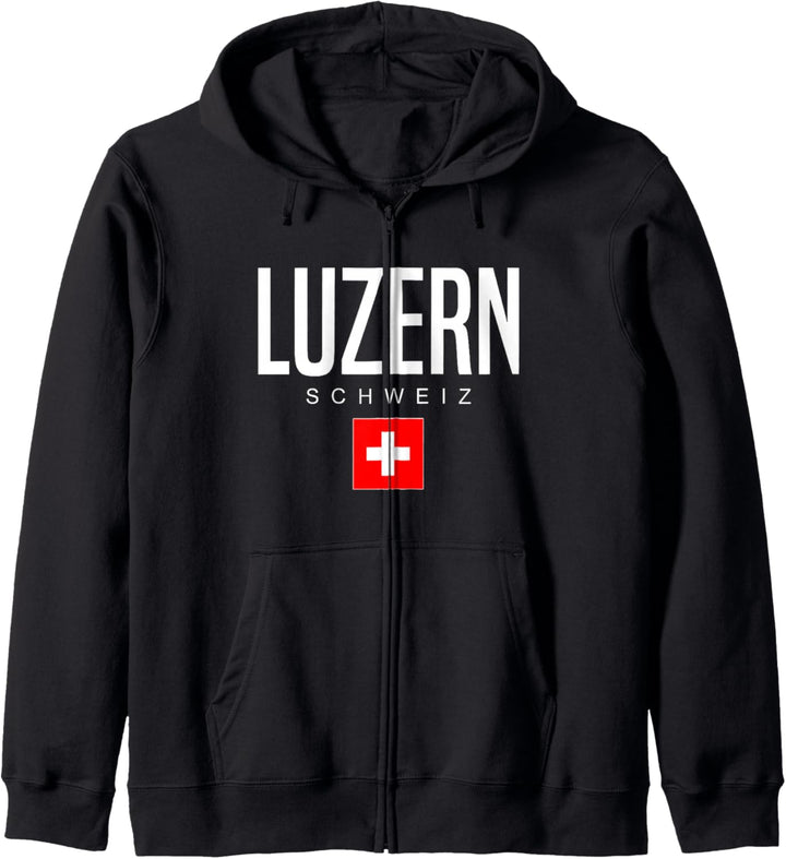 Luzern Schweiz Kapuzenjacke