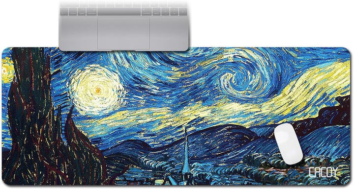 Cacoy Gaming Mauspad XXL, 1000x400 mm Übergrösse Grosses Rechteckig Gaming-Mauspad, Office Schreibti