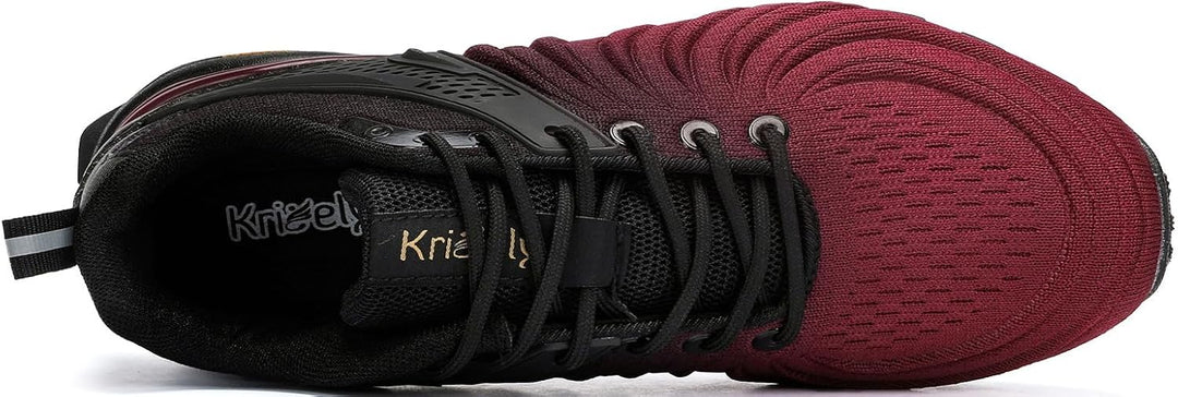 Kricely Traillaufschuhe Herren Laufschuhe Strassenlaufschuhe Sneaker Leicht Wanderschuhe Fitnessschu