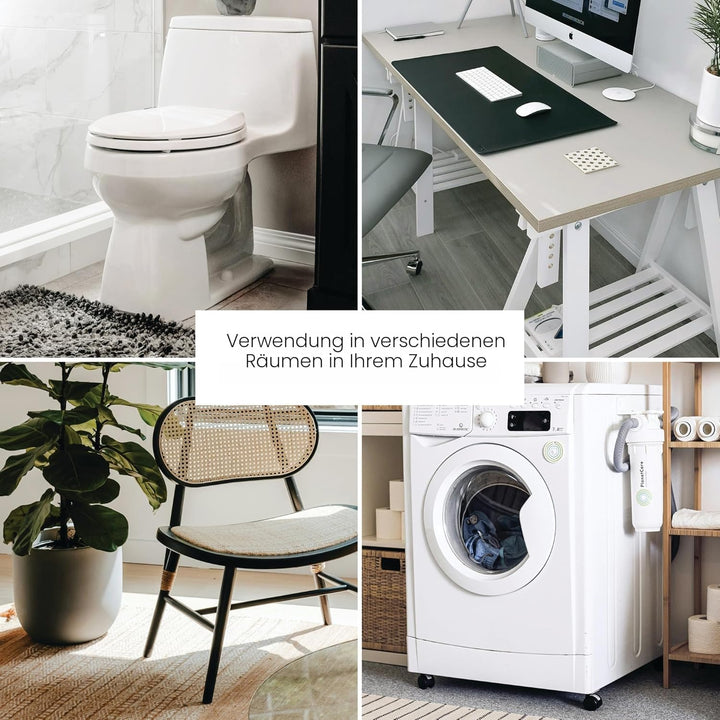 iDesign schlichter Mülleimer für Bad oder Küche, vielseitiger Kosmetikeimer im offenen Design, klein