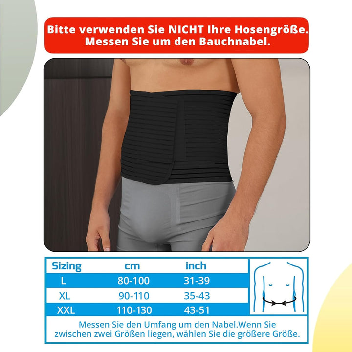 Channo Bauchgurt und Bauchbandage, zugleich als Bauchweggürtel und Waist Trainer verwendbar, auch id