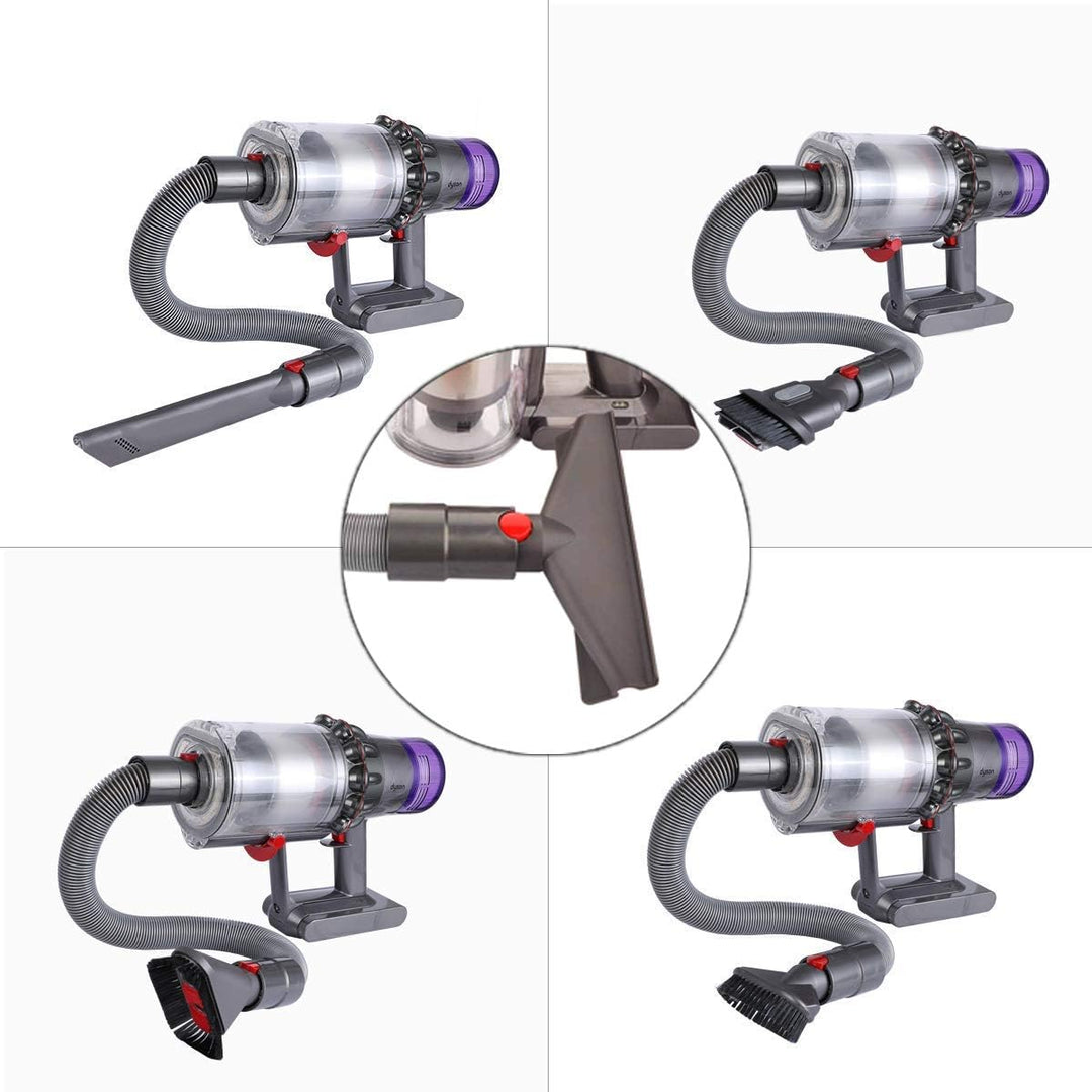 Queta Dehnbarer flexibler Schlauch für Dyson V7 V8 V10 SV10 SV11 Serie, Schlauch