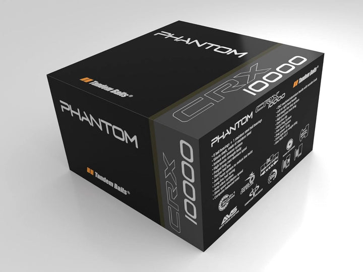 Tandem Baits Phantom CRX10000 Angelrolle | Freilaufrolle mit 8+1 Kugellagern & Schneckenrad-Getriebe