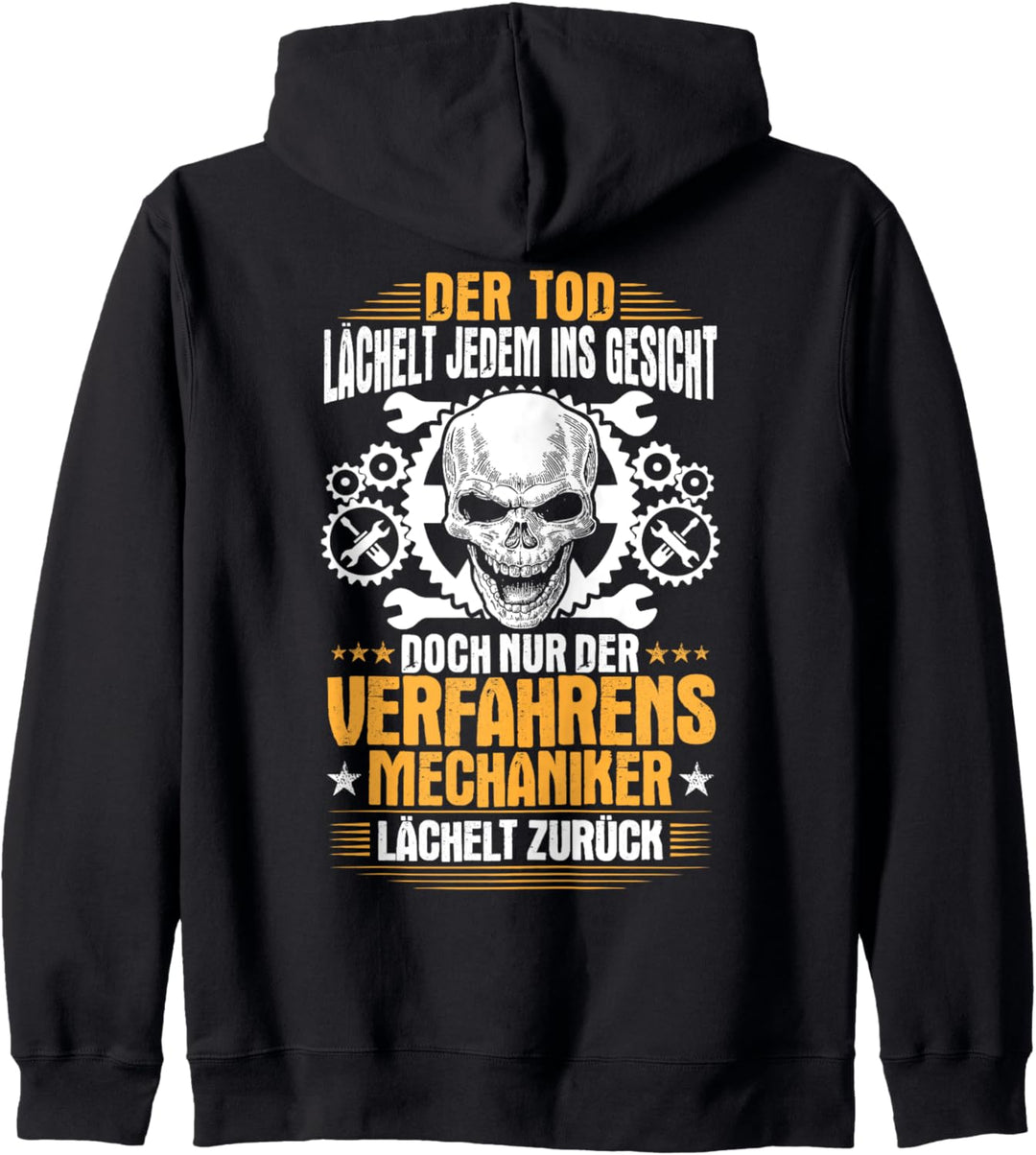 Lächeln Verfahrensmechaniker Kapuzenjacke