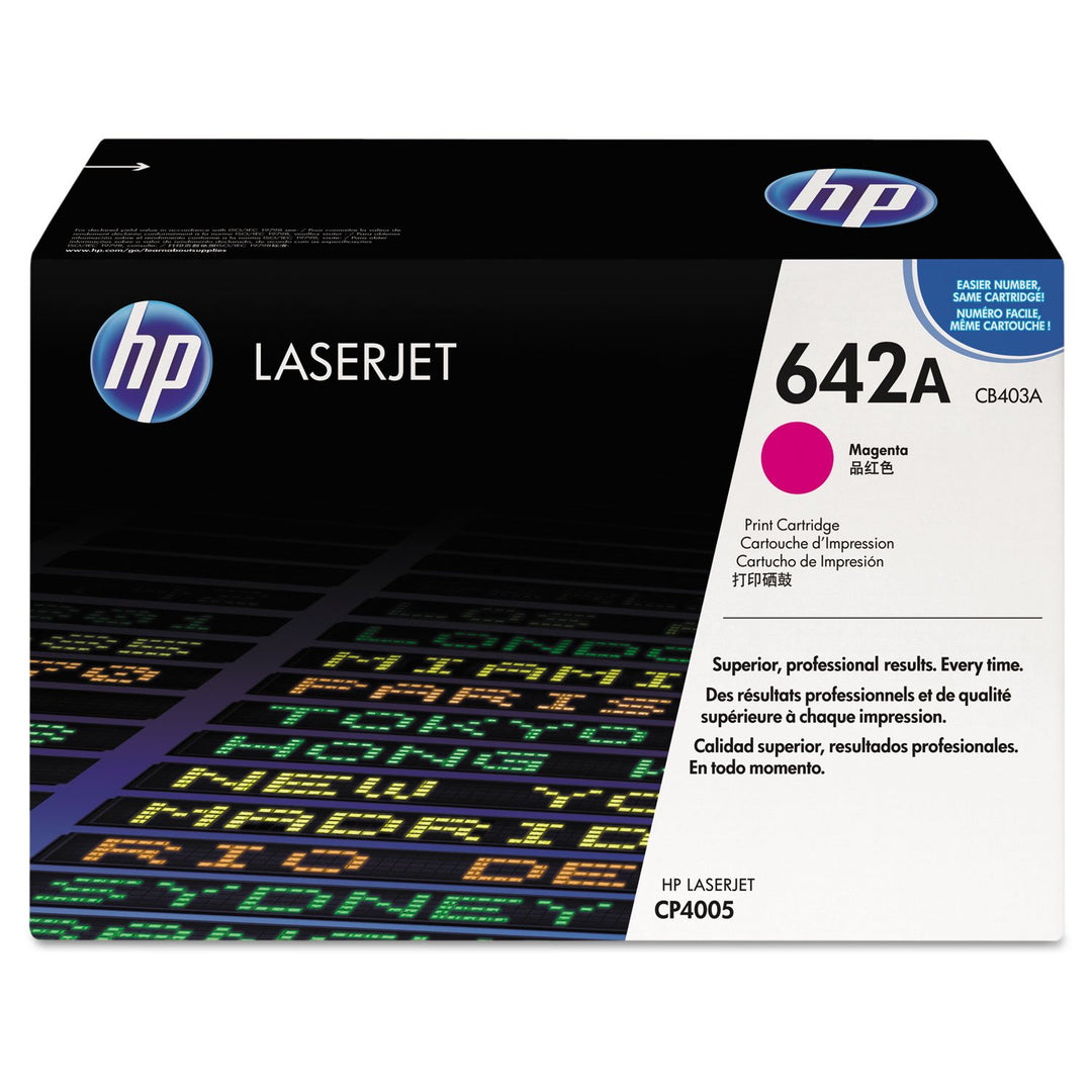 HEWLETT PACKARD Lasertoner magenta 642A