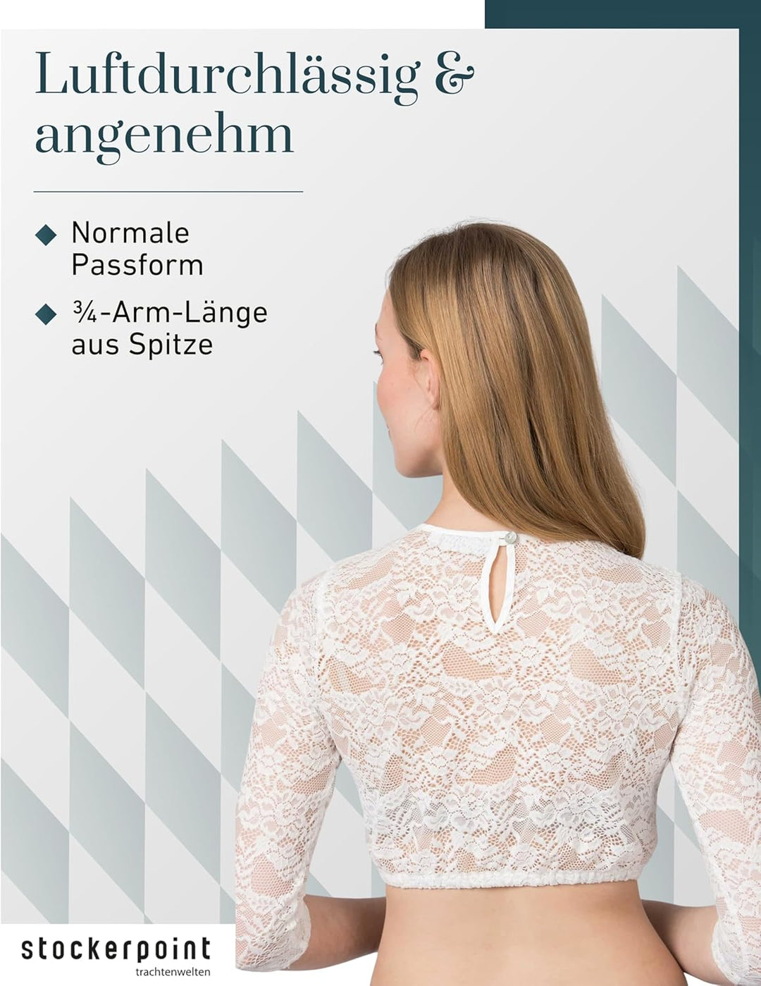 Stockerpoint Damen Akasha Bluse 32 Creme, 32 Creme