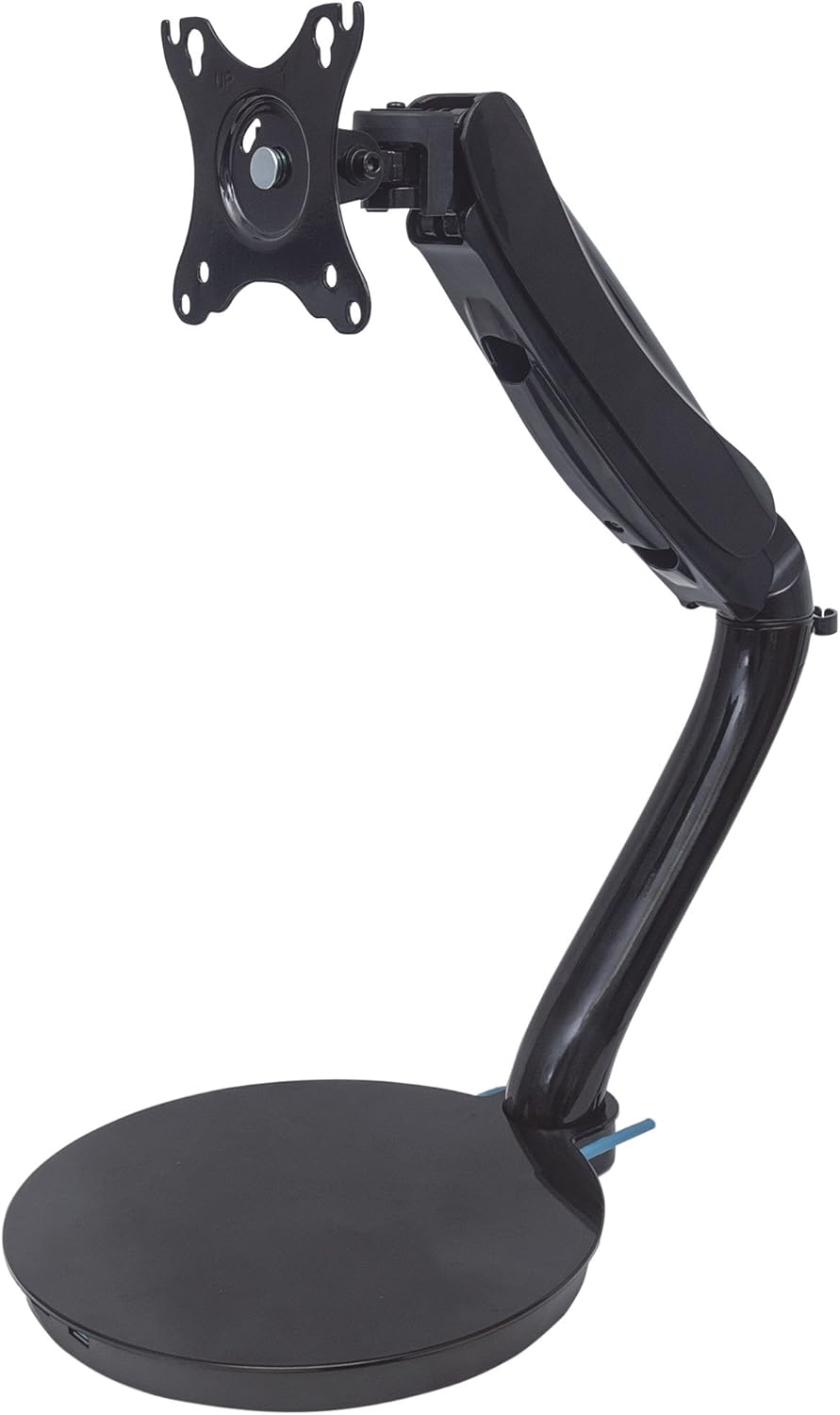 Manhattan 461429 Standfuss mit flexiblem Monitorarm (für einen Monitor - Freistehende Tischhalterung