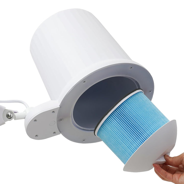 Nagelstaubsauger mit LED-Licht 55W, Staubabsaugung für Nägel mit 10 Geschwindigkeiten, Nagelstaubsam