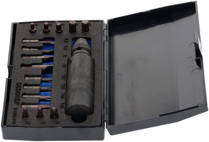 Schraubenlösersatz K 1900-018 18-tlg.1/2 Zoll in Ku.-Kassette GEDORE