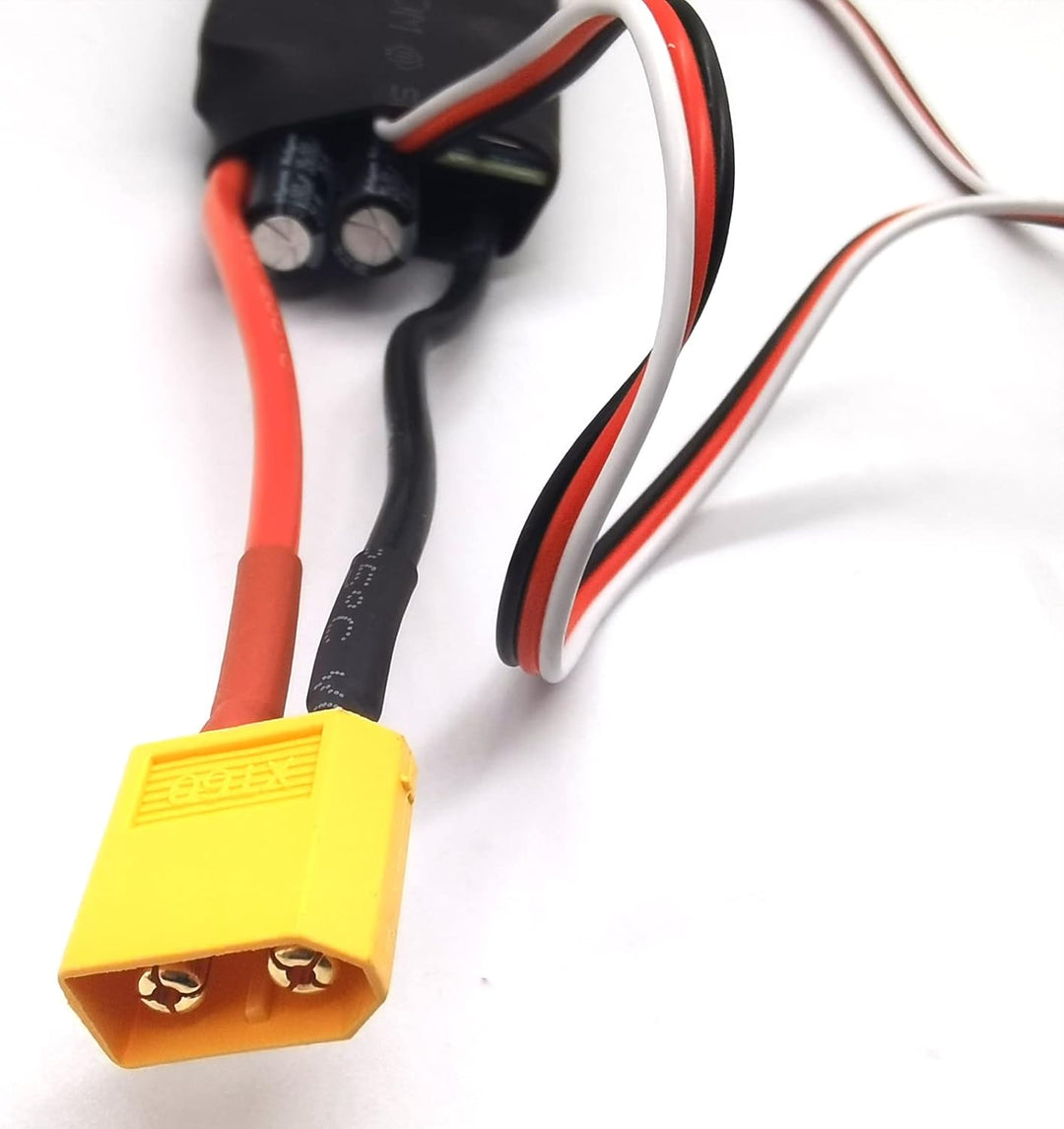 Flycolor 60A ESC 3-6S Elektrischer Geschwindigkeitsregler 5 V/6 V/7,4 V 5A BEC mit XT60 & 3,5mm Rund