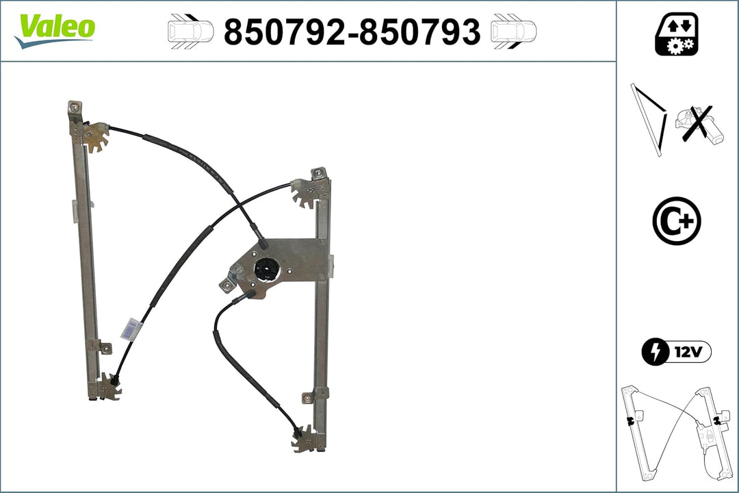 Valeo Fensterheber Vorne Links 850792