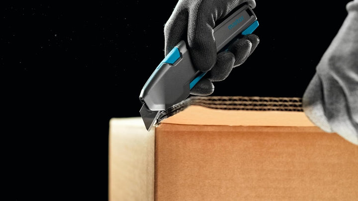 MARTOR Sicherheitsmesser Mit Klingeneinzug, SECUPRO 625, Profi Cuttermesser, Aluminium, Rechts- & Li