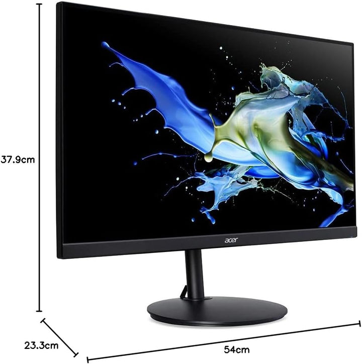 Acer CB242Y Monitor 23,8 Zoll (60 cm Bildschirm) Full HD, 75Hz HDMI/DP, 60Hz VGA, 1ms (VRB), HDMI 1.