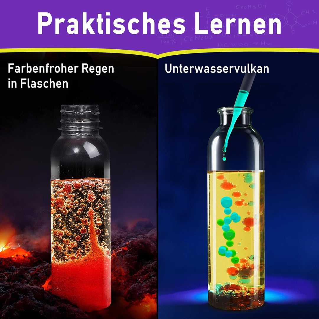 BenBen 60+ Experimente für Kinder ab 6 7 8 9 10, Wissenschaft Experimentierkasten für Kinder, STEM S