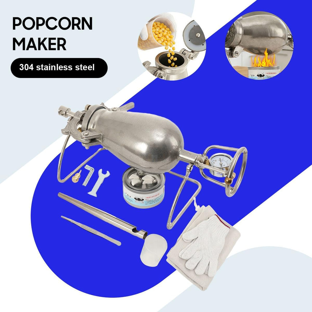 Hand-Popcornmaschine, Chinesischer Traditioneller Popcorn-Maker | 720ML Grosses Volumen, Mini-Popcor