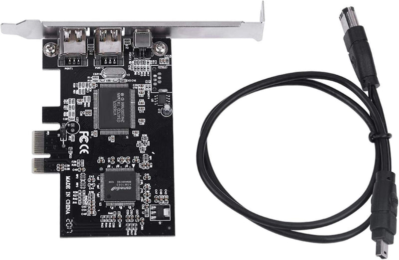 PCI-E Express-Karte mit 800 Mbit/s, 1394a IEEE 1394b-Controllerkarte mit Firewire-Kabel, für Video,