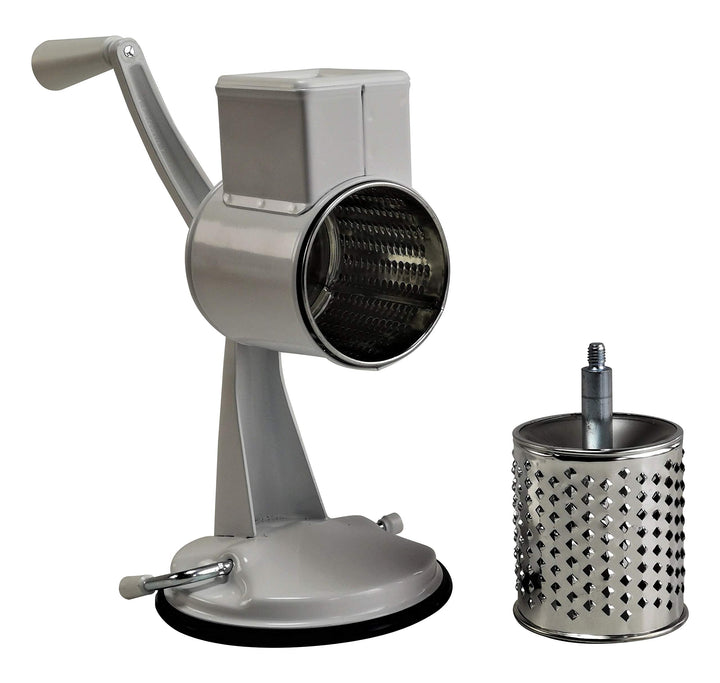 Kartoffelreibe Reibemaschine mit 2 Trommeln und Saugfuss