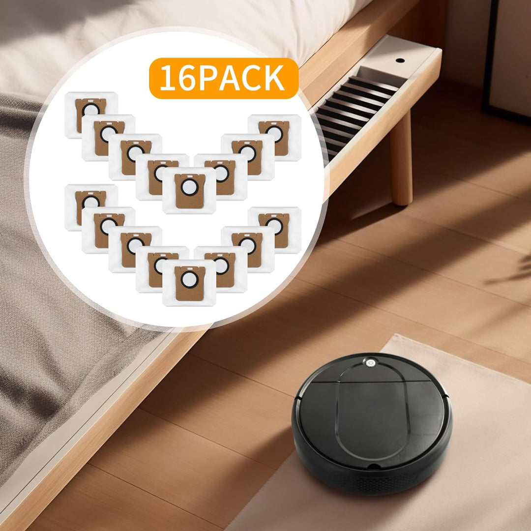 16 Stück Staubbeutel Kompatibel mit Dreame L10s Ultra / L10 Ultra / L20 Ultra, für Xiaomi X10+ / X20