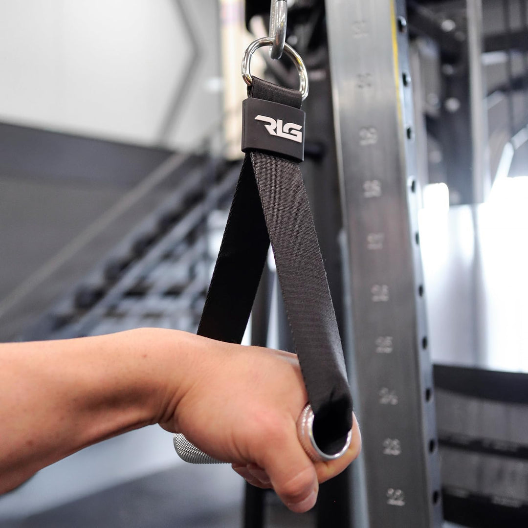 Einseitige Griffe für Riemenscheiben im Fitnessstudio mit Aluminiumgriff – Packung mit einfachen Gri