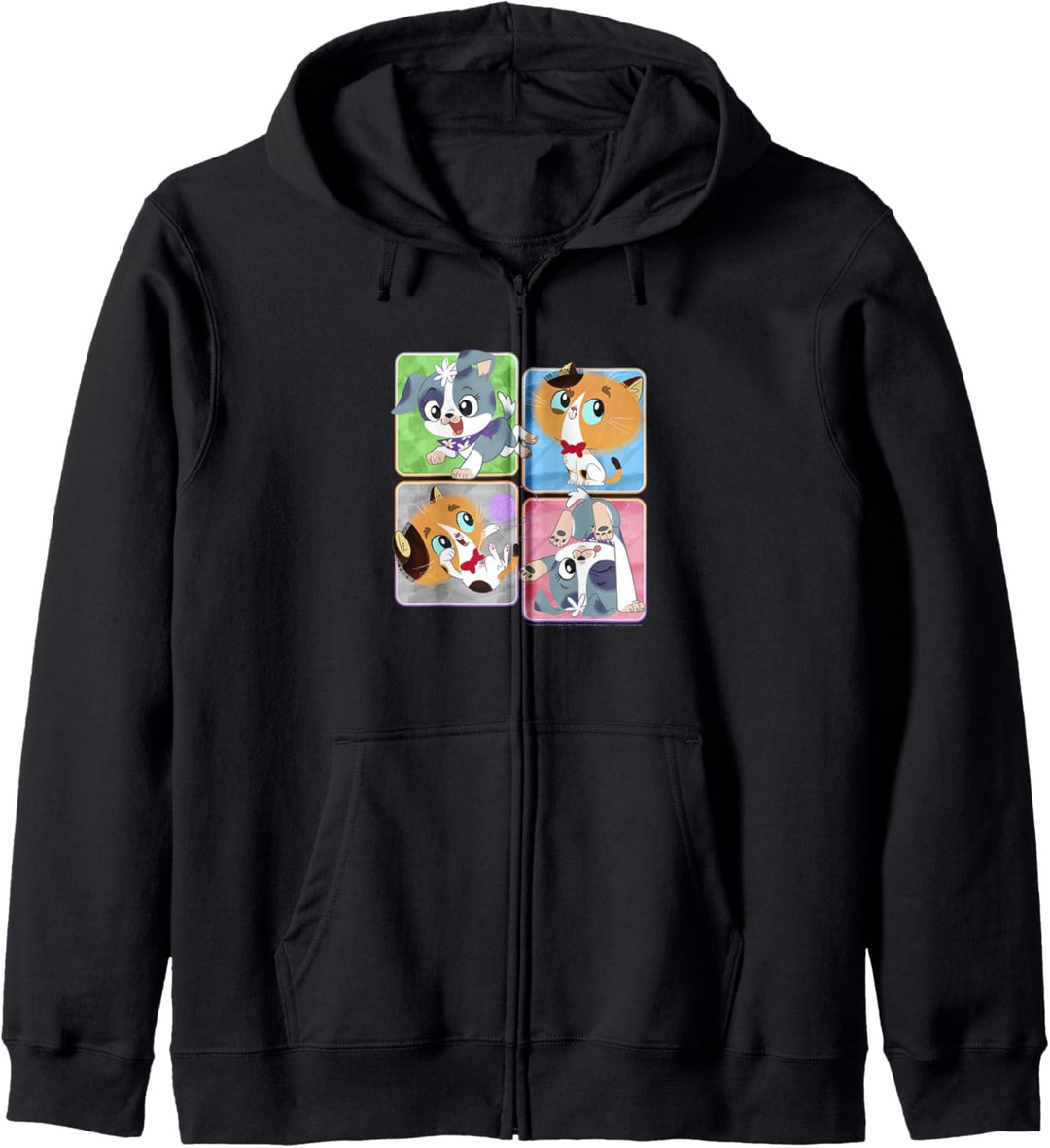 Dreamworks Rhyme Time Town Character Panels Portraits Kapuzenjacke