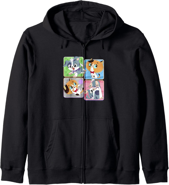 Dreamworks Rhyme Time Town Character Panels Portraits Kapuzenjacke