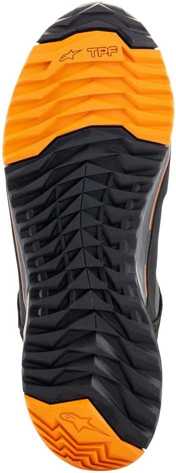 Alpinestars CR-X Drystar Motorradschuhe 39.5 EU Schwarz Hellbraun Orange, 39.5 EU Schwarz Hellbraun