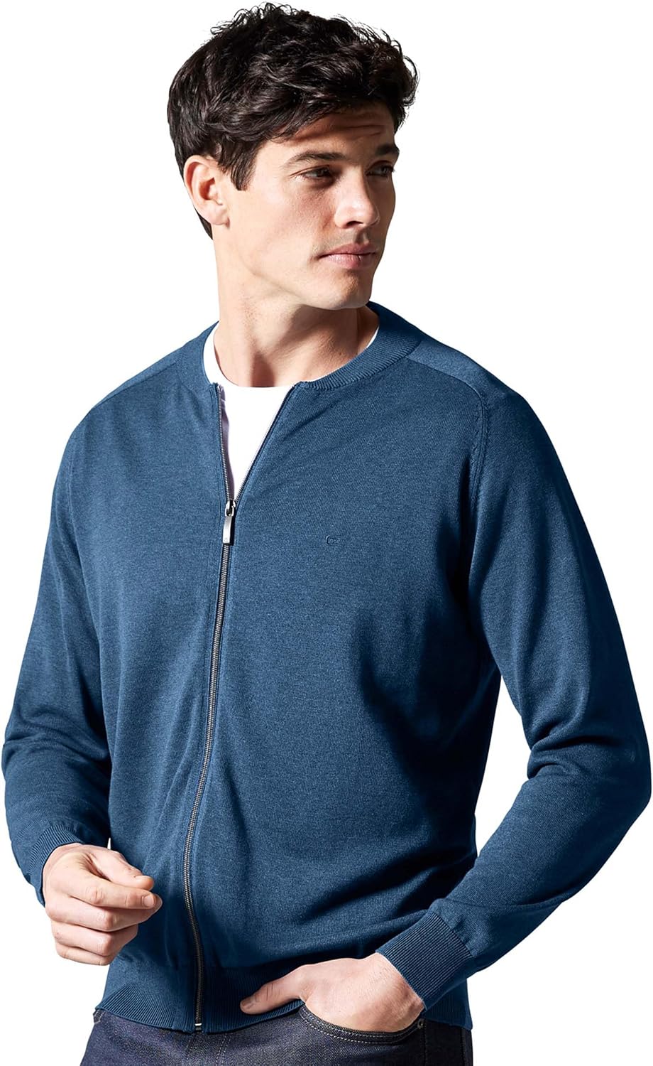 CASAMODA Strickjacke Uni XXL Aquadunkelblau, XXL Aquadunkelblau