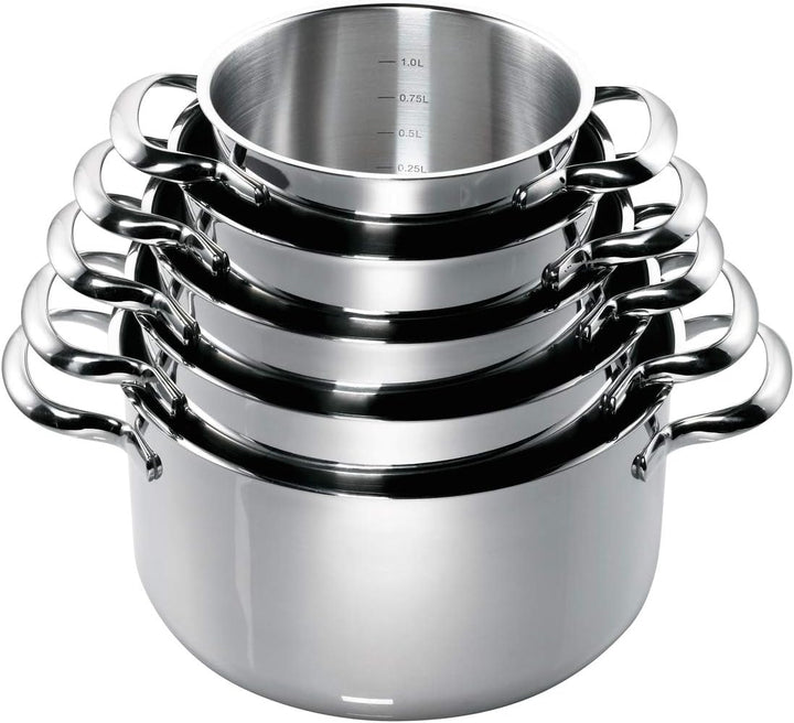 Schulte-Ufer Romana i Bratentopf, Edelstahl, Silber, 28 cm / 7,5 ltr, 28 cm