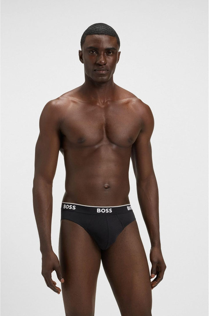 HUGO BOSS Herren Slips (3er Pack) S New - Black001, S New - Black001