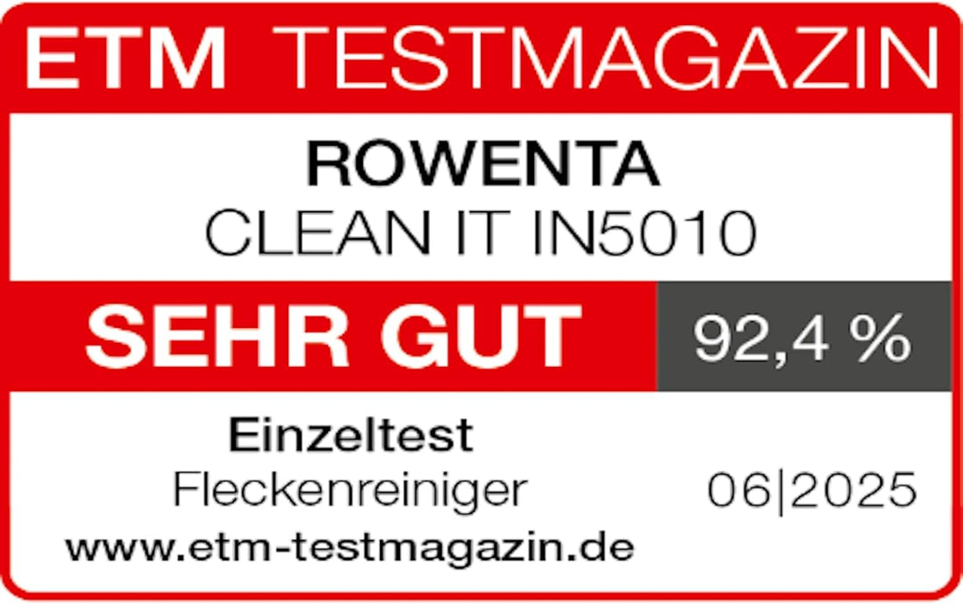 Rowenta Clean It Fleckenreiniger, tragbarer Teppichreiniger, schnelle und einfache Reinigung, abnehm