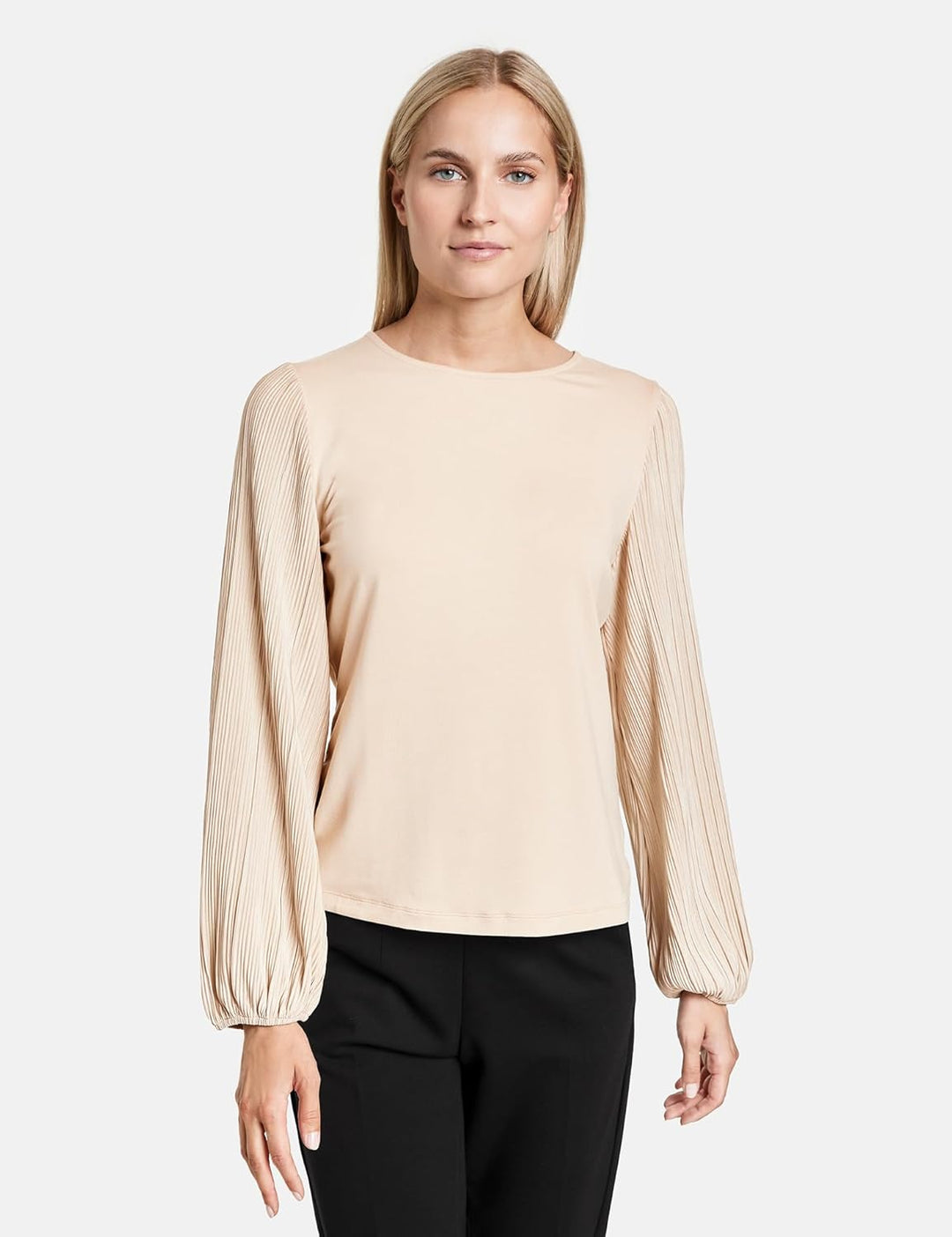 Taifun Damen 471417-16319 T-Shirt 40 Light Sand, 40 Light Sand