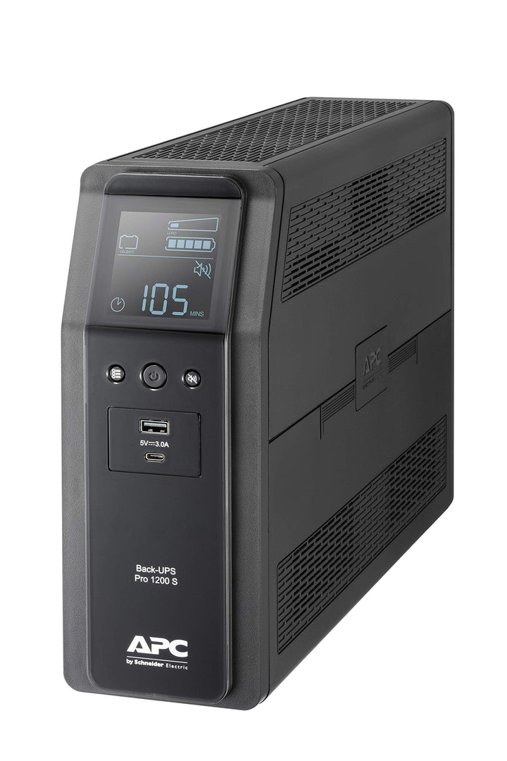 APC by Schneider Electric Back UPS PRO - BR1200SI - USV 1200VA (8 IEC Ausgänge, Multifunktionsdispla