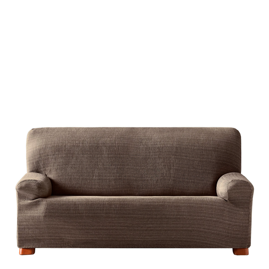 Eysa Achilles Aquiles elastisch Sofa überwurf 3 sitzer Farbe 07-braun, Polyester-Baumwolle, 37 x 29