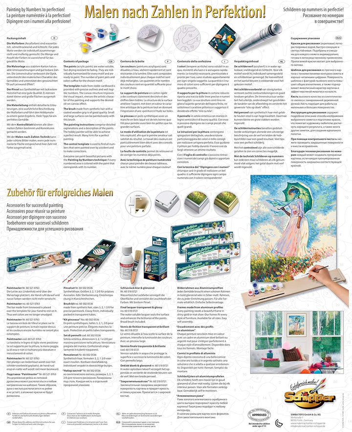 Schipper 609130759 Malen nach Zahlen - Frau mit Sonnenschirm - Bilder malen für Erwachsene, inklusiv