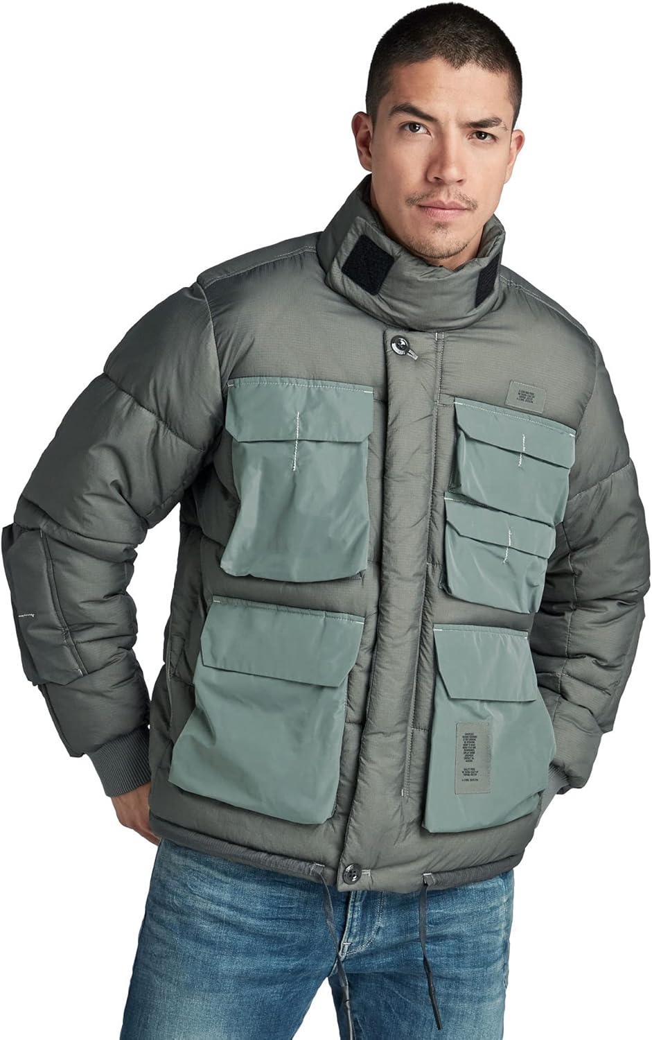 G-STAR RAW Herren Field Puffer Jacke Pm Jackets XS Grün (orphus D20115-C643-722), XS Grün (orphus D2