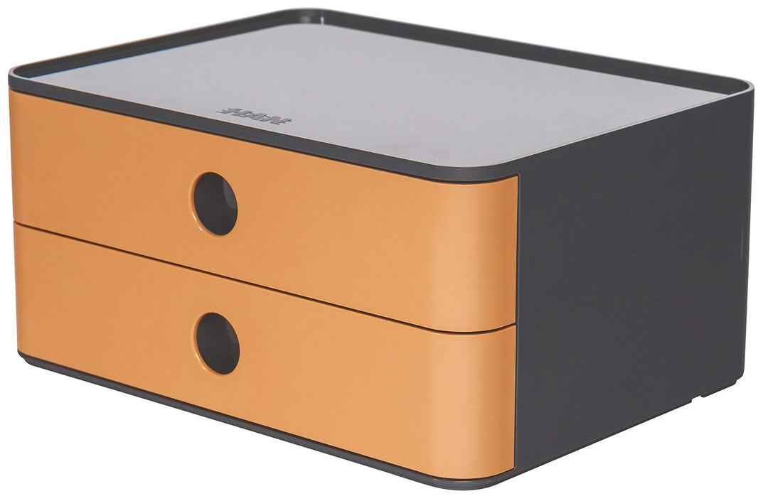 HAN Schubladenbox Allison SMART-BOX mit 2 Schubladen und Trennwand, Kabelführung, stapelbar, Utensil