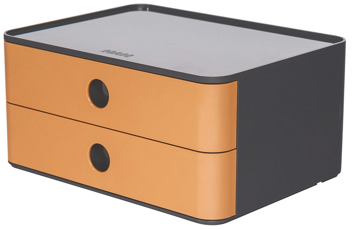 HAN Schubladenbox Allison SMART-BOX mit 2 Schubladen und Trennwand, Kabelführung, stapelbar, Utensil