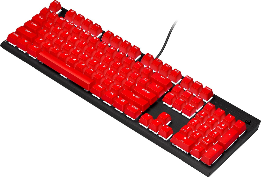 Corsair PBT Double-Shot Pro Keycap Mod Kit, Englisch, UK (-UK), Origin, Rot, rot