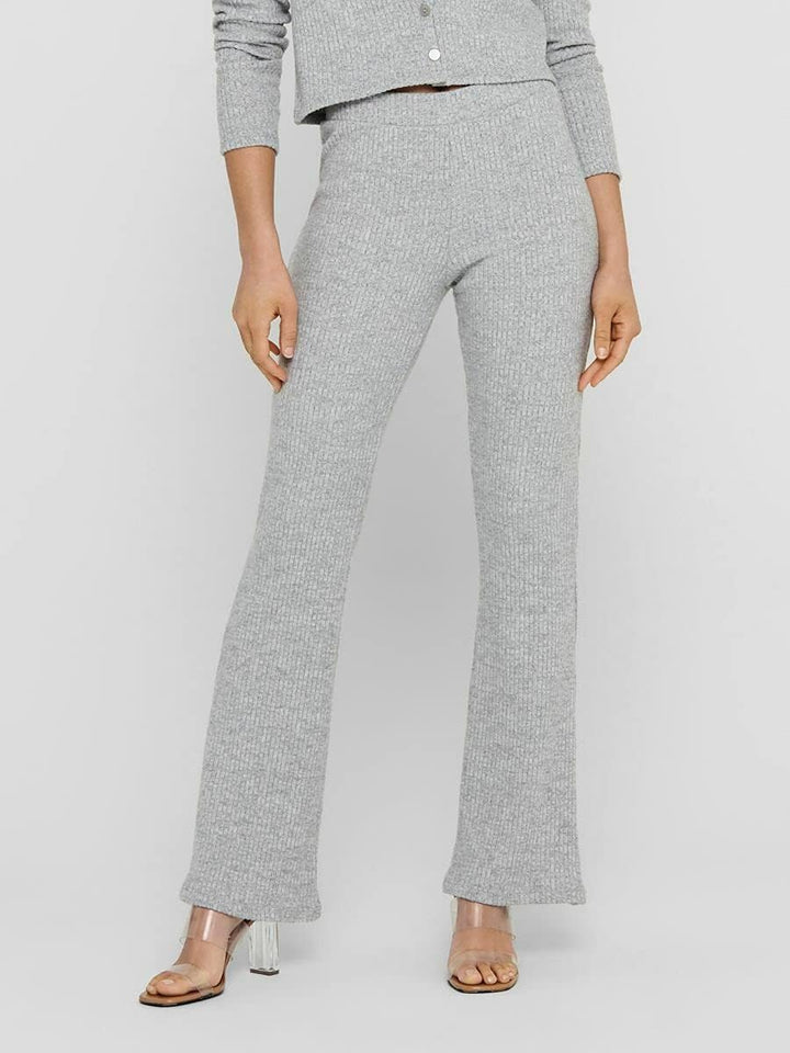 ONLY Female Hose Ausgestellte MLight Grey Melange