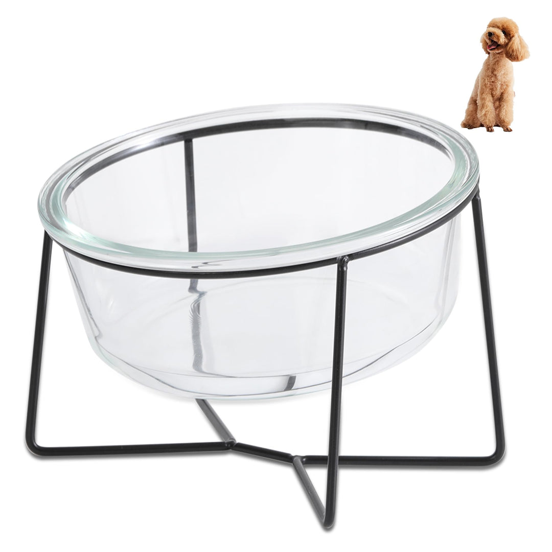 Hundenapf Katzennapf - Futternapf Hund Katze - Futterstation Hund Katzen Erhöht mit Ständer - Fressn