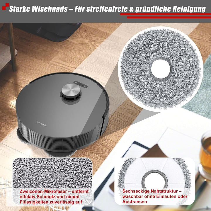 Zubehör für Dreame L10s Ultra Gen 2/L10s Pro Ultra Heat/X30 Ultra/Mova E30 Ultra Roboter Saugroboter