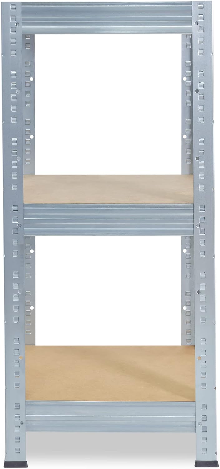 shelfplaza® 90x60x60cm Profi Schwerlastregal verzinkt/Metallregal mit 3 Böden à 200kg Tragkraft/Kell