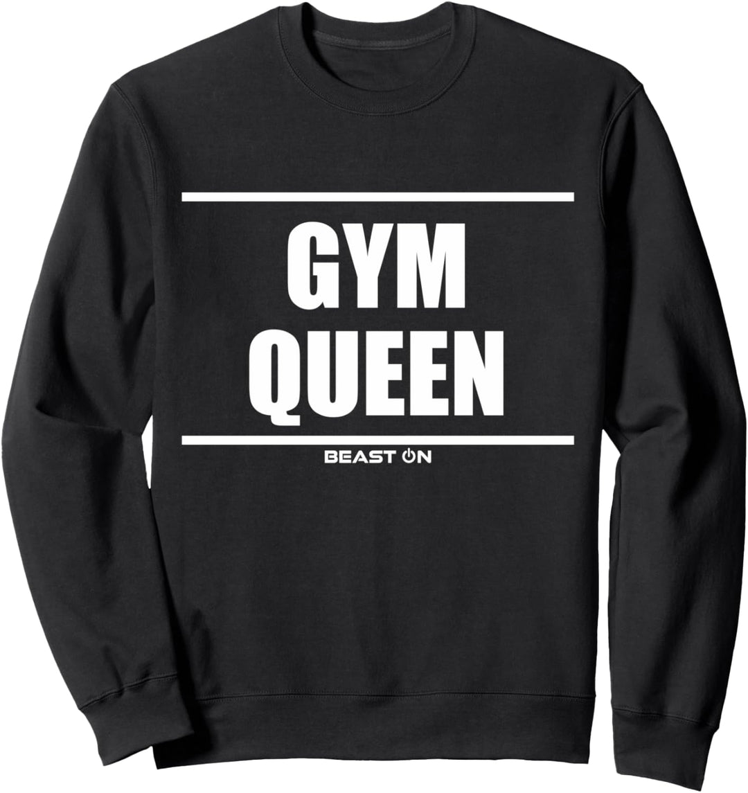 Gym Queen Bodybuilding Gains Gym Fitness Motivation Sprüche Sweatshirt